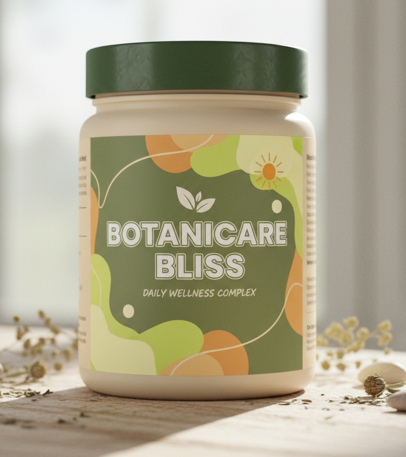 Botanicare Bliss product bottle on neutral background
